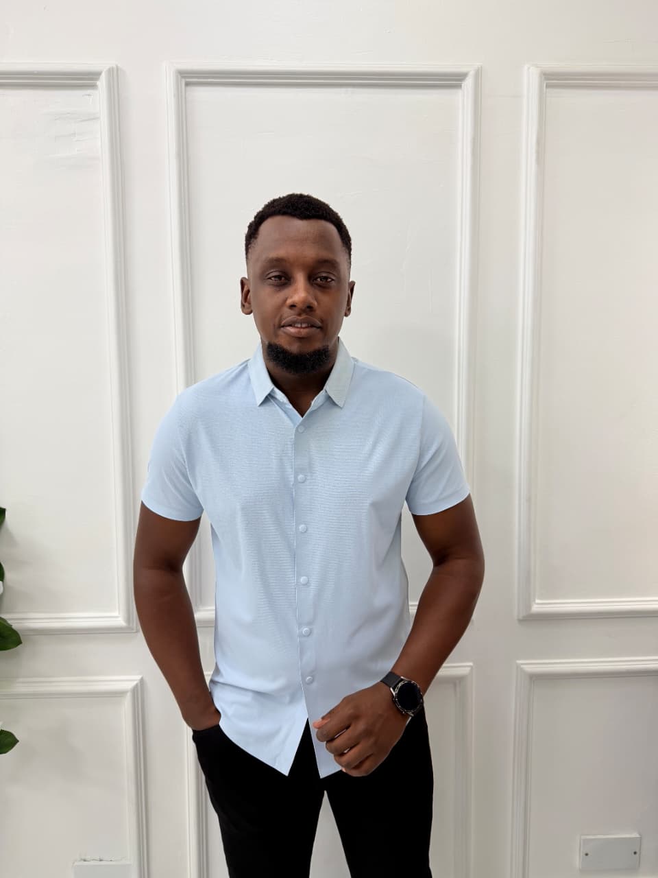 ARW short sleeve shirt sky blue