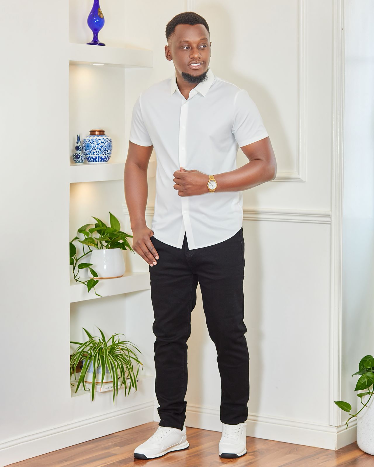ARW short sleeve shirt white