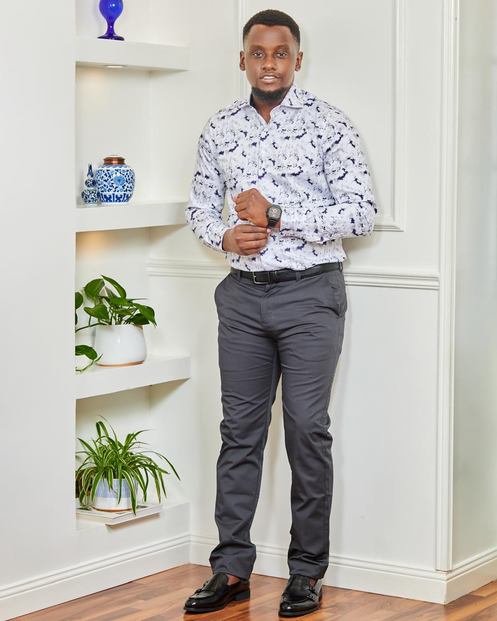 Gheradi Smart Casual Floral Shirt