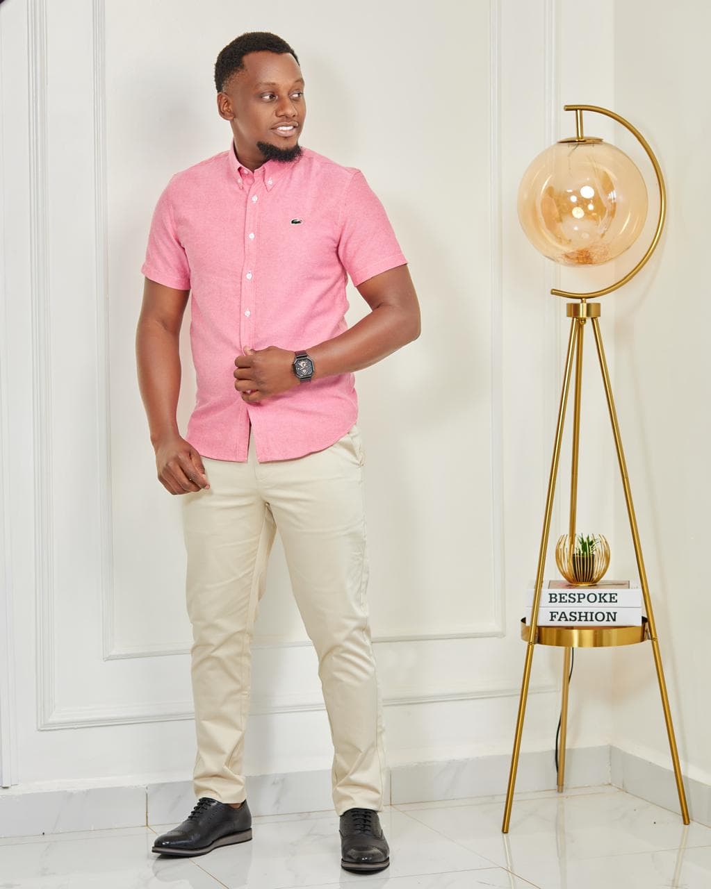 Luxury casual short sleeve shirt