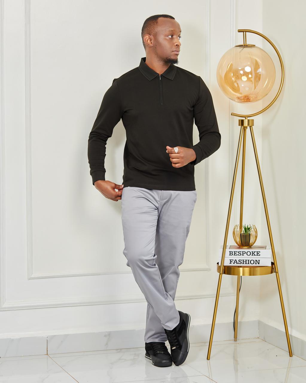 M=N Long Sleeve Casual Shirt