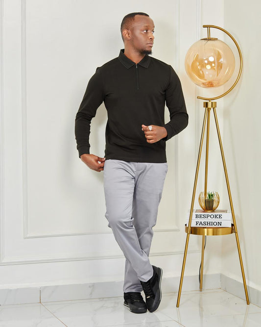 M=N Long Sleeve Casual Shirt