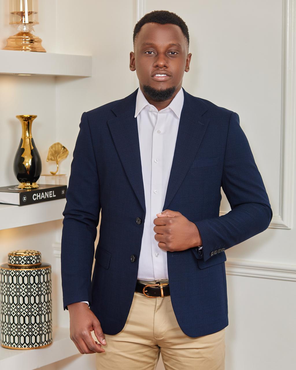Paite blazer navy blue