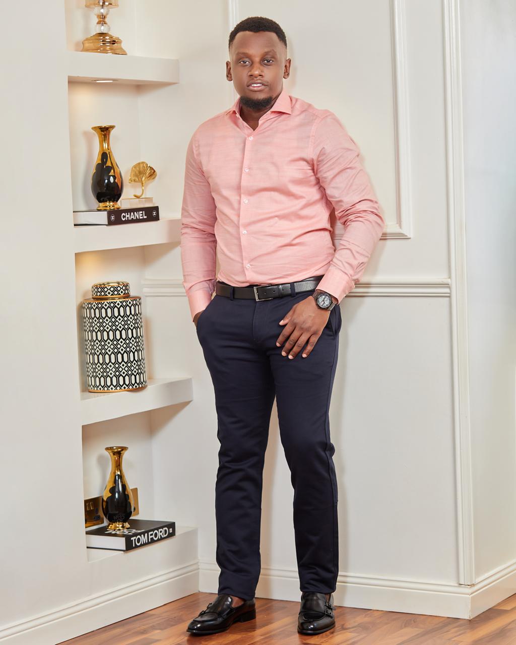 William hunt plain shirt solid color